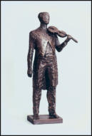 Christine Dewerny I Bildhauerin I Berlin I Bronze I Geiger