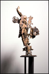 Christine Dewerny I Bildhauerin I Berlin I Bronzecollage I Crescendo