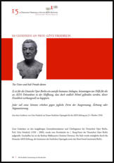 Christine Dewerny I Bildhauerin I Berlin I Porträtstele Bronze I Prof. Götz Friedrich I Deutsche Oper Berlin