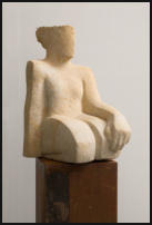 Christine Dewerny I Bildhauerin I Berlin I Sandsteinskulpuren I Die Etruskische I Reinhardtsdorfer Sandstein